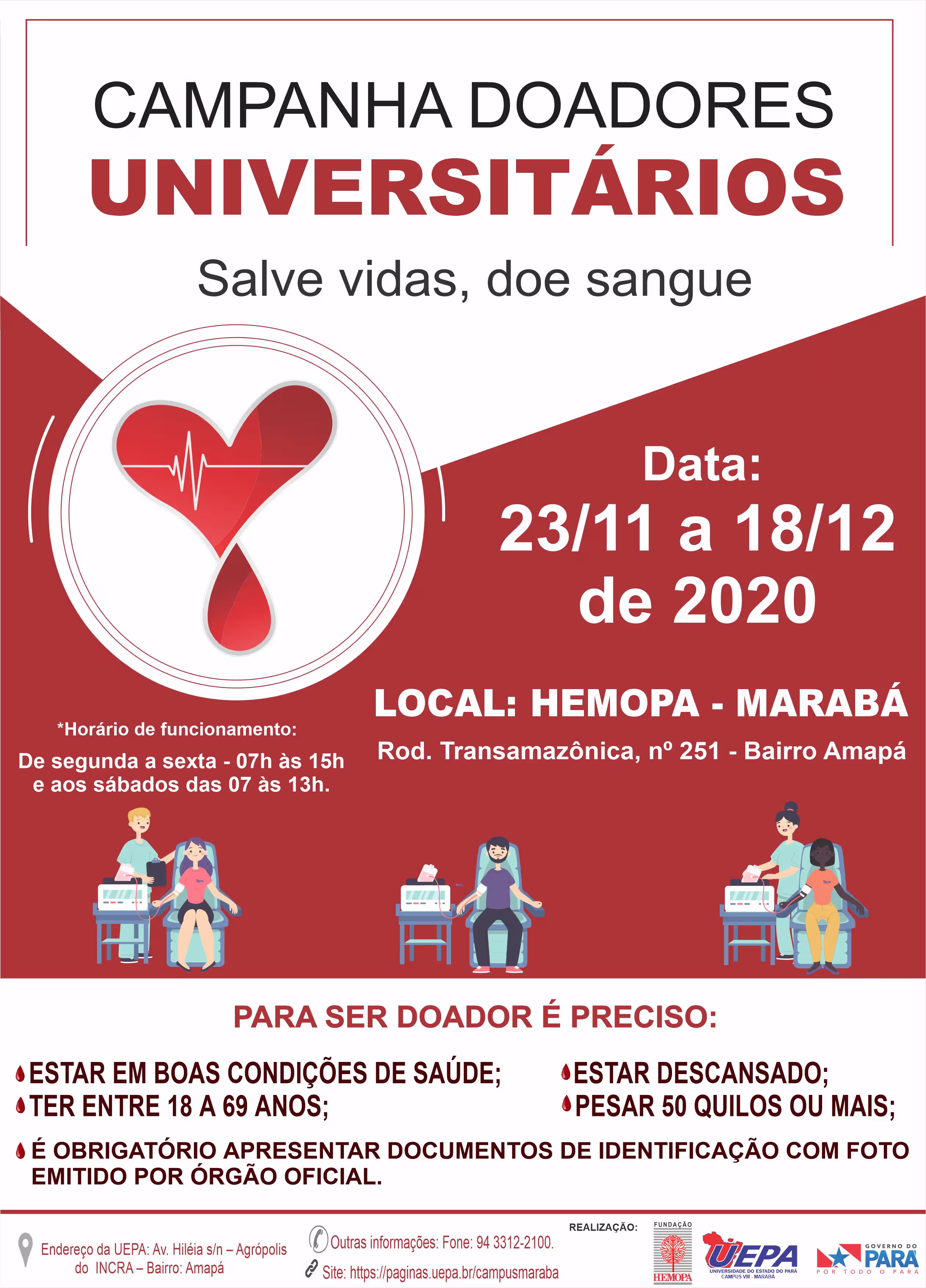 Campanha Doadores Universitários