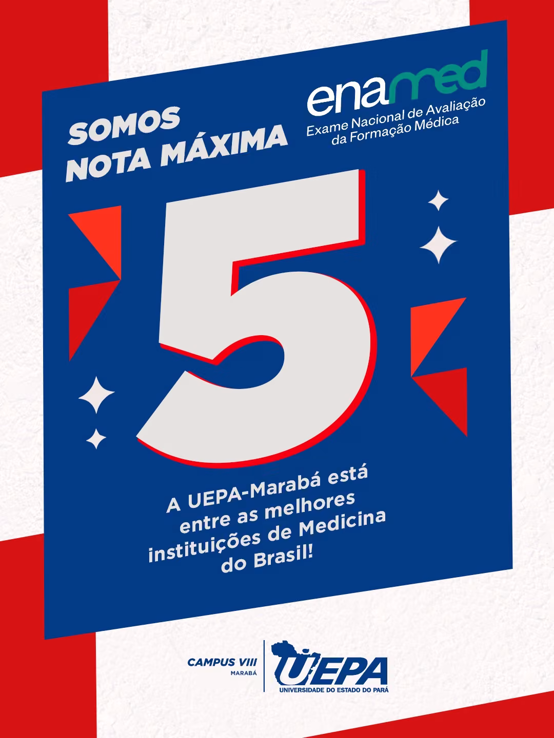 Conceito 5 no ENAMED